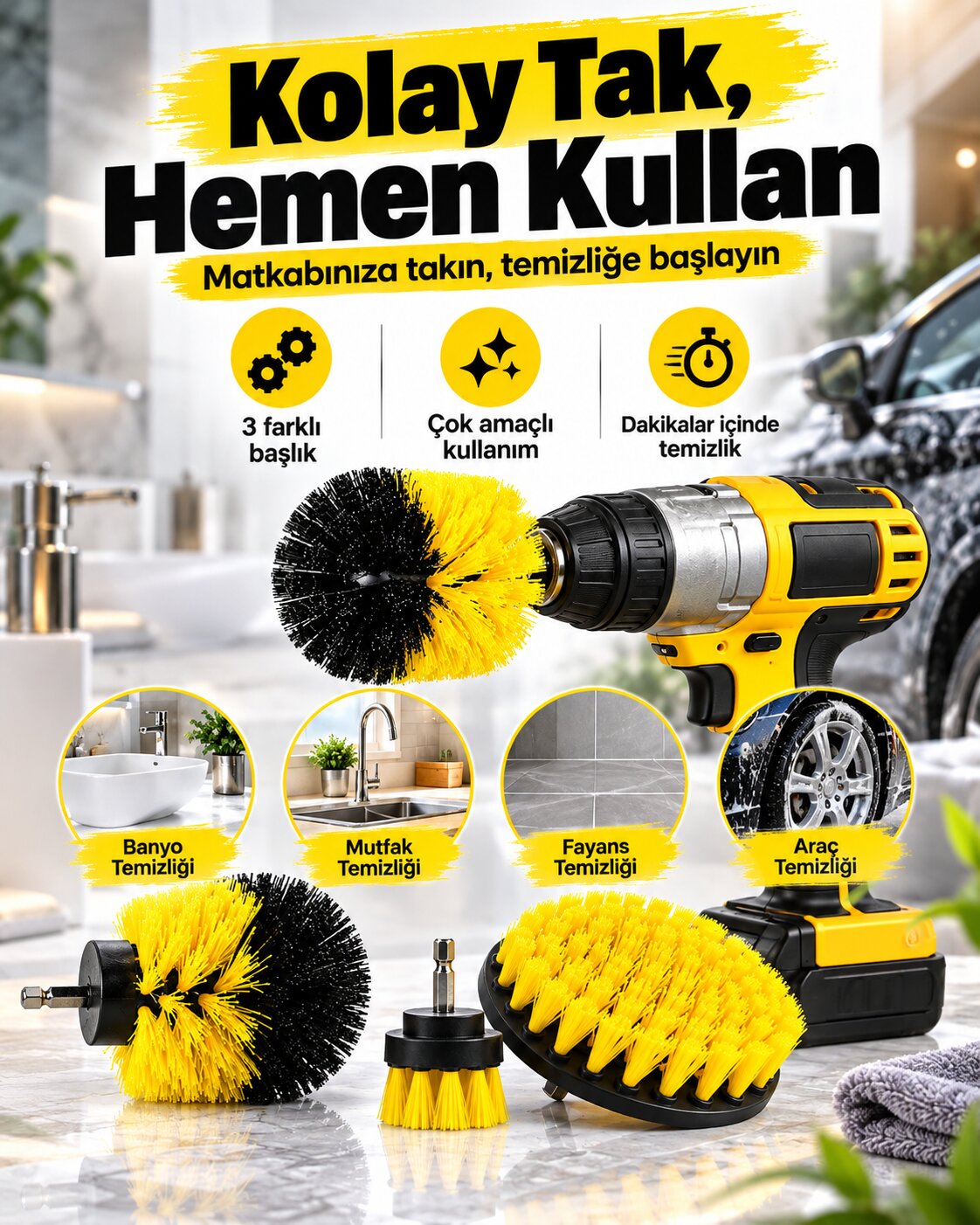 Kolay tak, hemen kullan